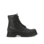 "Alexander McQueen" bottines homme noires en cuir