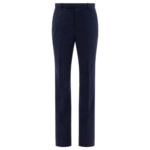 "Givenchy" pantalon tailleur à rayures homme bleu en laine vierge coupe slim