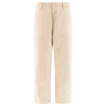 "Carhartt WIP" pantalon cargo homme beige Walter Double Knee en coton et lin