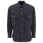 "Comme Des Garçons Homme" surchemise en denim homme bleue en coton coupe relaxed