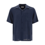 "NN.07" chemise homme bleue lyocell coupe regular
