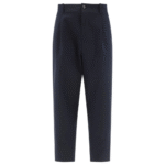"Valentino" pantalon chino bleu en coton coupe regular pour homme