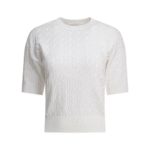 "Brunello Cucinelli" t-shirt femme blanc en coton