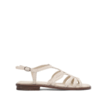 "Pons Quintana" sandales femme blanches en cuir