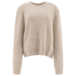 "Isabel Marant" pull Lylia femme gris en soie alpaga et cachemire coupe slim