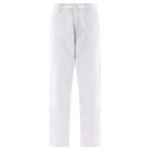 "Carhartt WIP" pantalon Double Knee gris en coton coupe décontractée pour homme