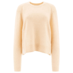 "Isabel Marant" pull Lylia femme beige en soie alpaga et cachemire coupe slim