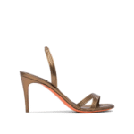 "Santoni" sandales femme dorées en cuir
