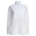 "Alexander McQueen" chemise blanche en coton pour femme