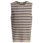 "NN.07" débardeur Bari homme beige en coton coupe regular