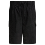 "Kaptain Sunshine" short cargo noir en coton et polyester coupe regular pour homme