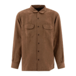 "Engineered Garments" chemise Classic homme marron en polyester coupe relaxed