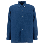 "Beams Plus" chemise homme bleue en coton