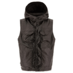 "Engineered Garments" veste sans manches Field homme noire en polyuréthane coupe regular