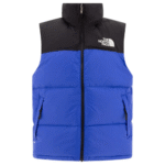 "The North Face" Veste sans manches homme bleue en nylon recyclé et duvet coupe ample