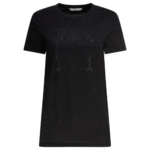 "Max Mara" t-shirt femme noir MaxMarabesque en coton