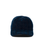 "Ferragamo" casquette femme bleu en acrylique et coton