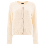 "Soeur" cardigan Lyne femme beige en alpaga, laine coupe regular