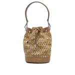 "Gianni Chiarini" sac à main Natalia femme beige en raphia et cuir