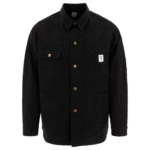 "South2 West8" veste Coverall en coton noir pour homme