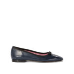 "Carel" ballerines Ballet femme bleues en cuir