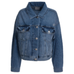"Pinko" veste en jean femme bleue en denim coupe regular