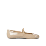 "Gianvito Rossi" ballerines Carla en cuir beige pour femme