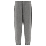 "Thom Browne" pantalon de jogging en laine homme gris coupe regular