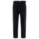 "Stone Island" Pantalon homme bleu en laine et matières techniques coupe regular