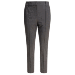 "Brunello Cucinelli" pantalon femme gris en laine stretch