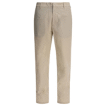 "Norse Projects" pantalon beige en polyamide et coton coupe regular pour homme