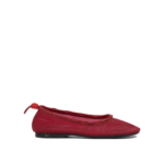 "Alohas" ballerines femme rouges en polyamide