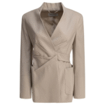 "Max Mara" veste femme beige en laine mohair et soie