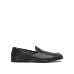 "Officine Creative" mocassins Mienne 101 noirs en cuir avec semelle en caoutchouc pour femme