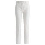 "Toteme" Jean femme blanc en coton coupe regular taille basse