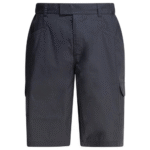 "Gr10K" short cargo en popeline gris en coton coupe regular pour homme