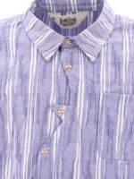"Brain Dead" chemise homme bleu coton polyester coupe regular – Image 3