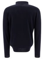 "John Smedley" pull col roulé homme bleu en laine mérinos – Image 2