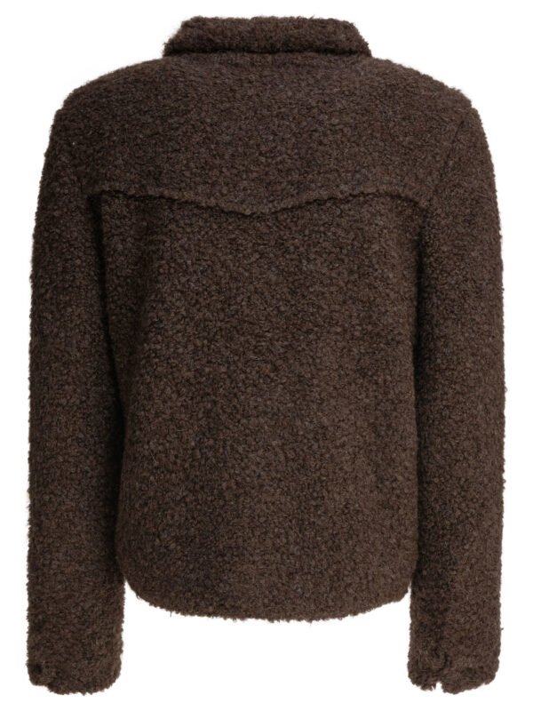 "Rakkì" veste homme marron en alpaga – Image 2