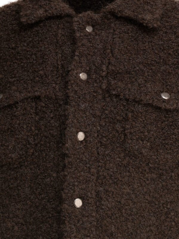 "Rakkì" veste homme marron en alpaga – Image 3