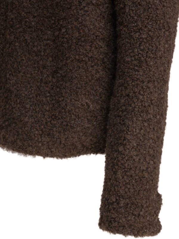 "Rakkì" veste homme marron en alpaga – Image 4