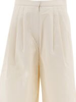 "TheLoom" pantalon blanc en coton coupe oversize pour femme – Image 3