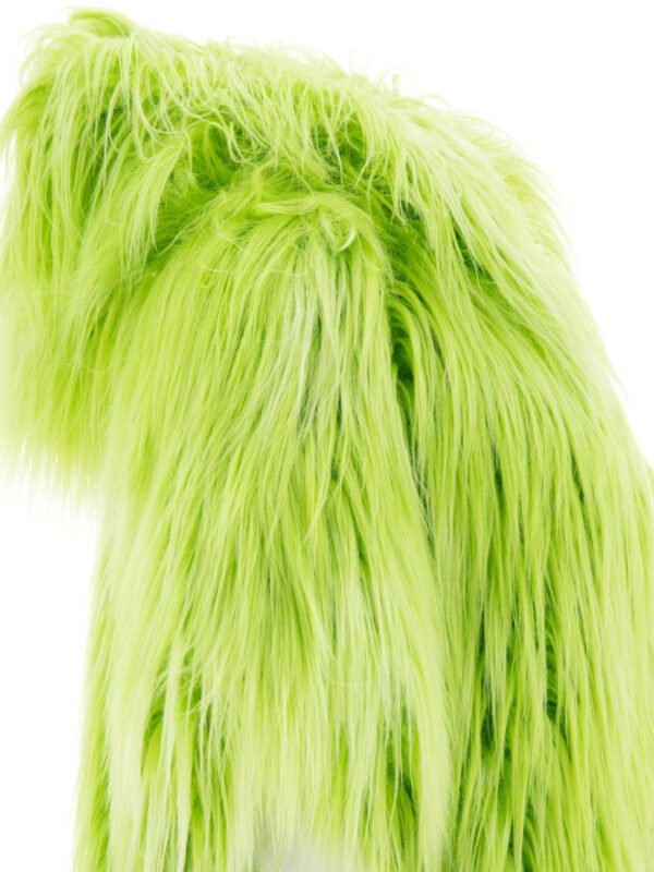 "BB Couture" manteau Tribeca femme vert en fausse fourrure coupe regular - Image 4
