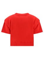 "Autry" T-shirt femme rouge en coton avec logo coupe regular – Image 2