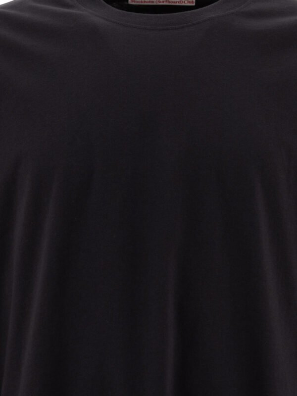 "Stockholm Surfboard Club" t-shirt homme noir Greg manches longues en coton – Image 3