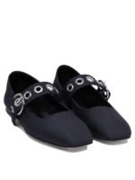 "Aeyde" ballerines femme bleues Uma Eyelet Mary Jane en tissu - Image 2