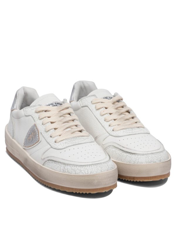"Philippe Model Paris" sneakers femme blanches en cuir – Image 2