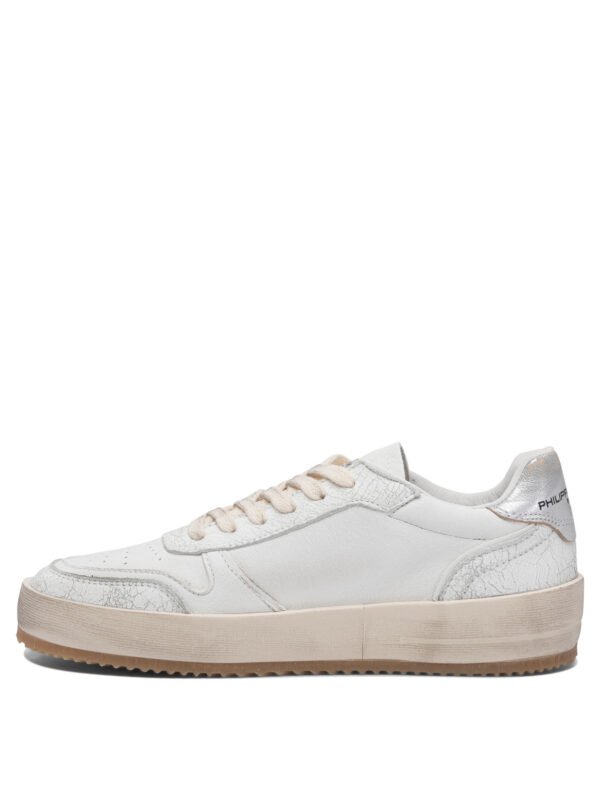 "Philippe Model Paris" sneakers femme blanches en cuir – Image 3