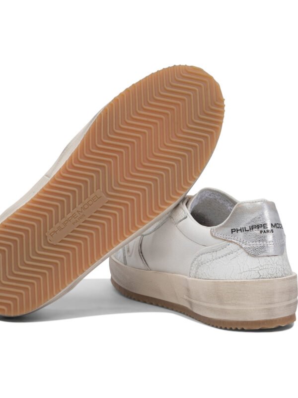 "Philippe Model Paris" sneakers femme blanches en cuir – Image 5