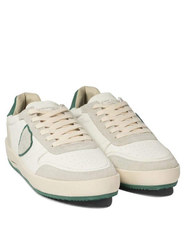 "Philippe Model Paris" sneakers Nice Low homme blanches en cuir - Image 2